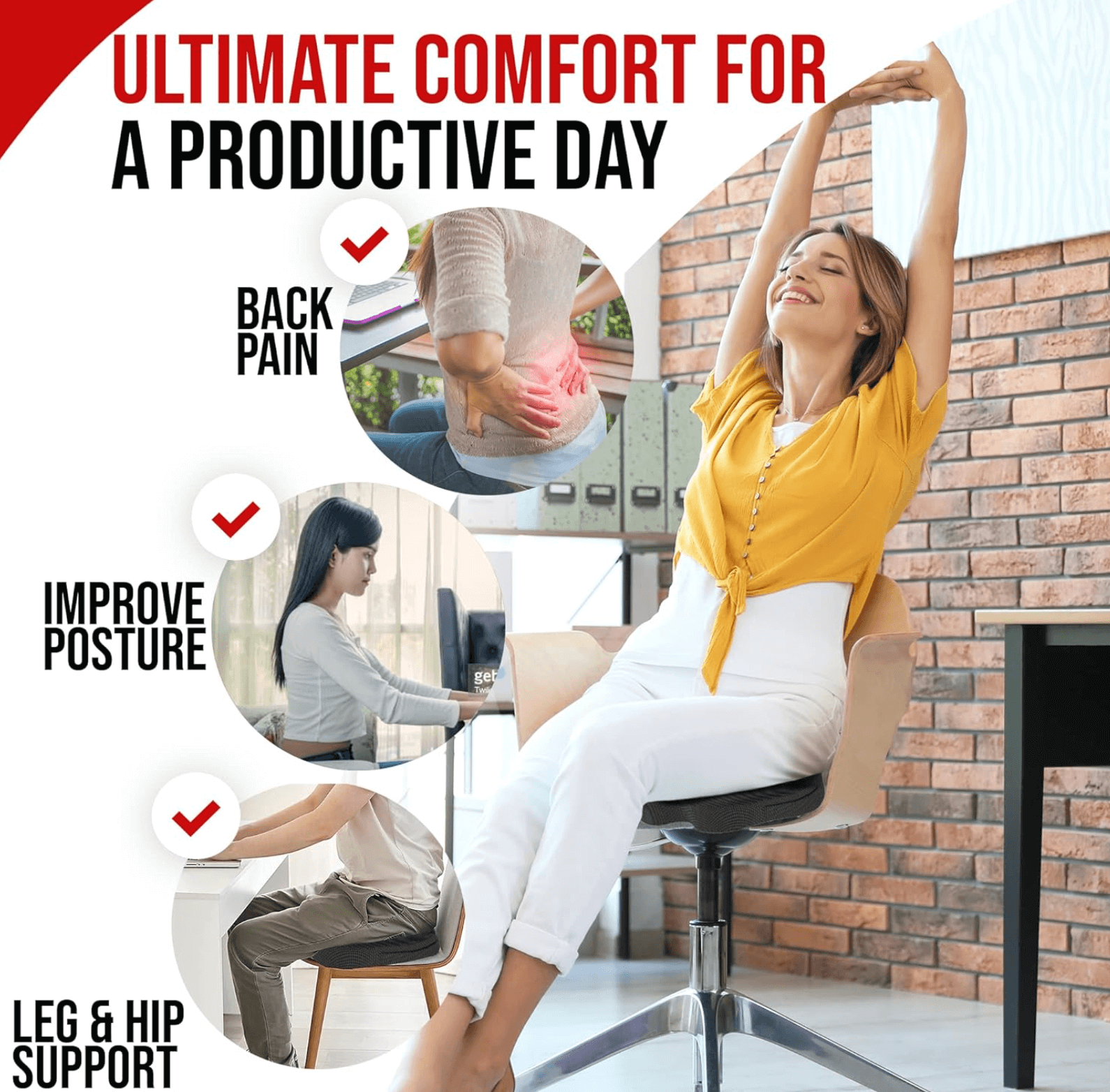 5 Best Seat Cushions For Office Chairs Comfort Guide (2024)